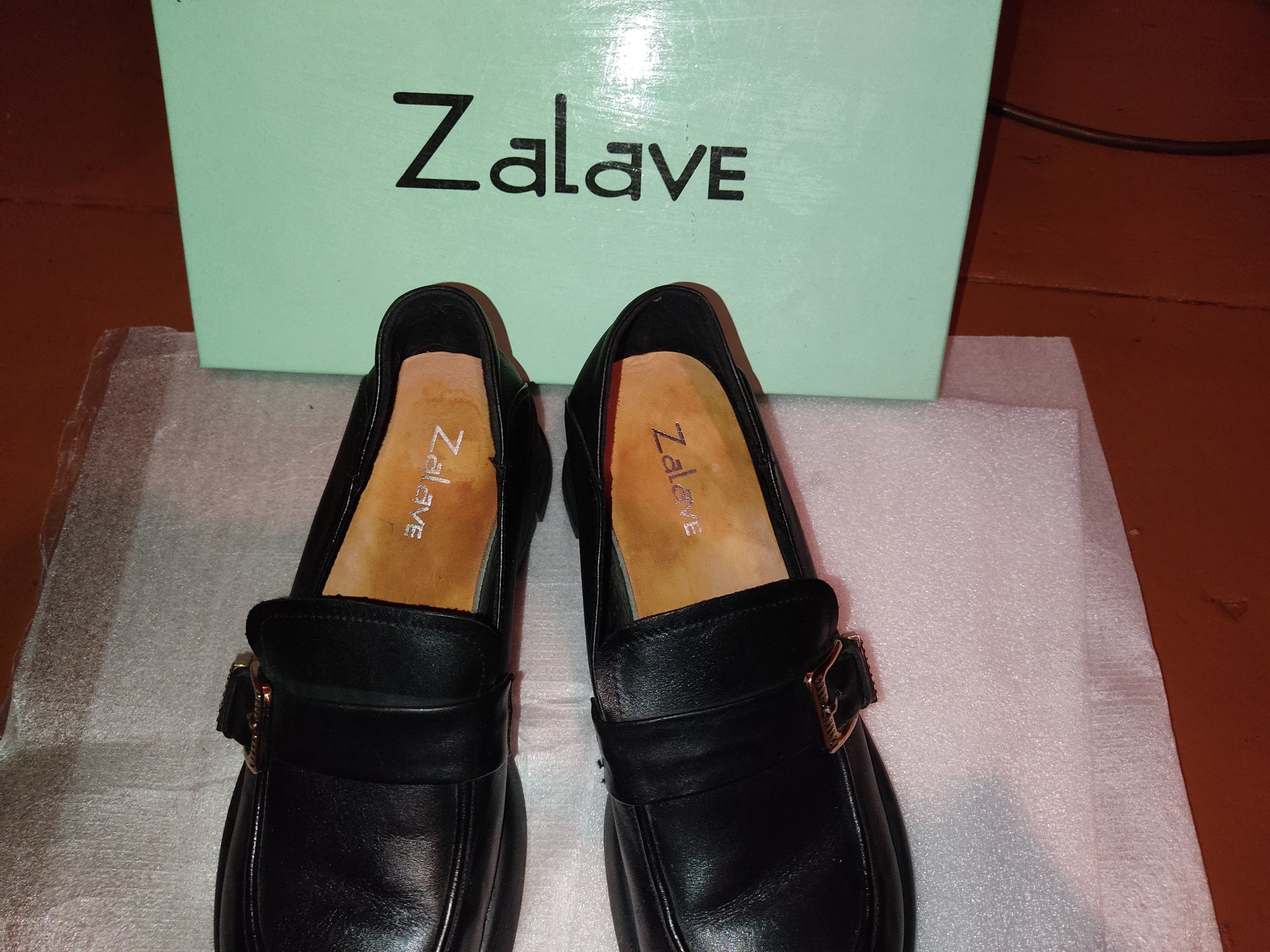 Кожаные туфли Zalave
