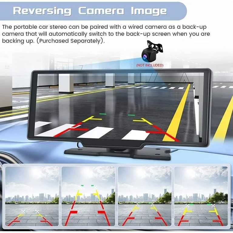 Carplay 10,26" Android Автомобилна навигационна система 26 см,2 камери