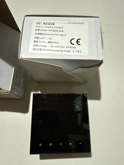 Termostat Miucda Smart Wifi WT400S-16A-W centrala boiler pardoseala