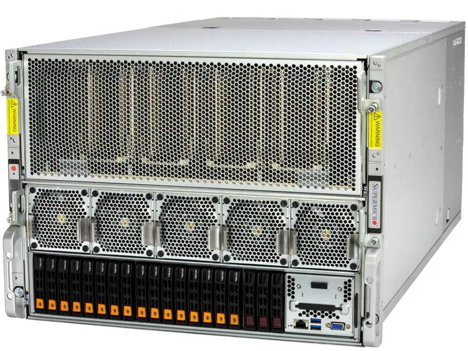 Supermicro сервер Nvidia H100 и Nvidia H200
