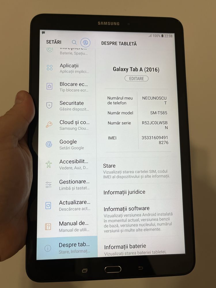 Tableta 4G sim,Samsung A6