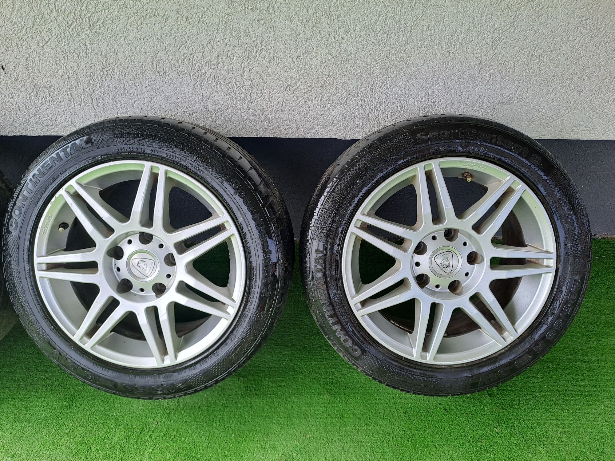 Jante alutec in perfecta stare de pe bmw seria 3 ,205 55 r16,5x120,