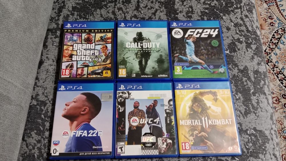 Диски игровые soni playstation 4