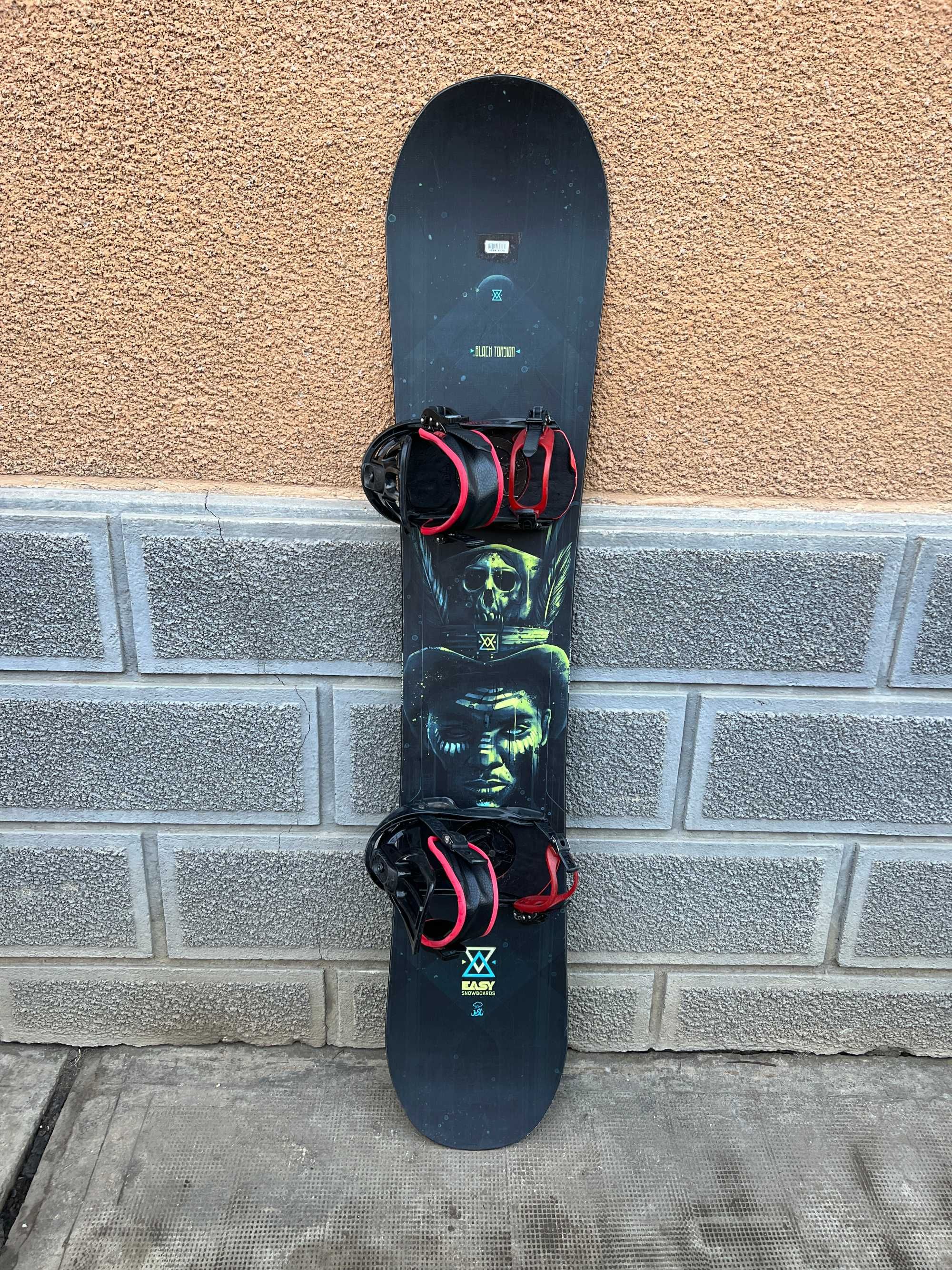 placa snowboard easy black torsion L154cm