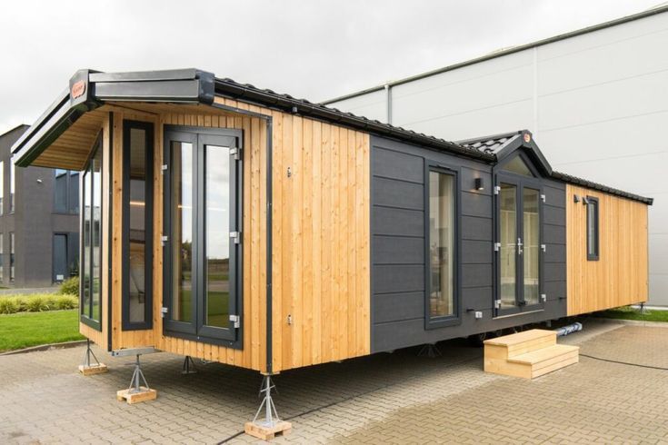 Acest container tip casă este construit din materiale durabile, rezist