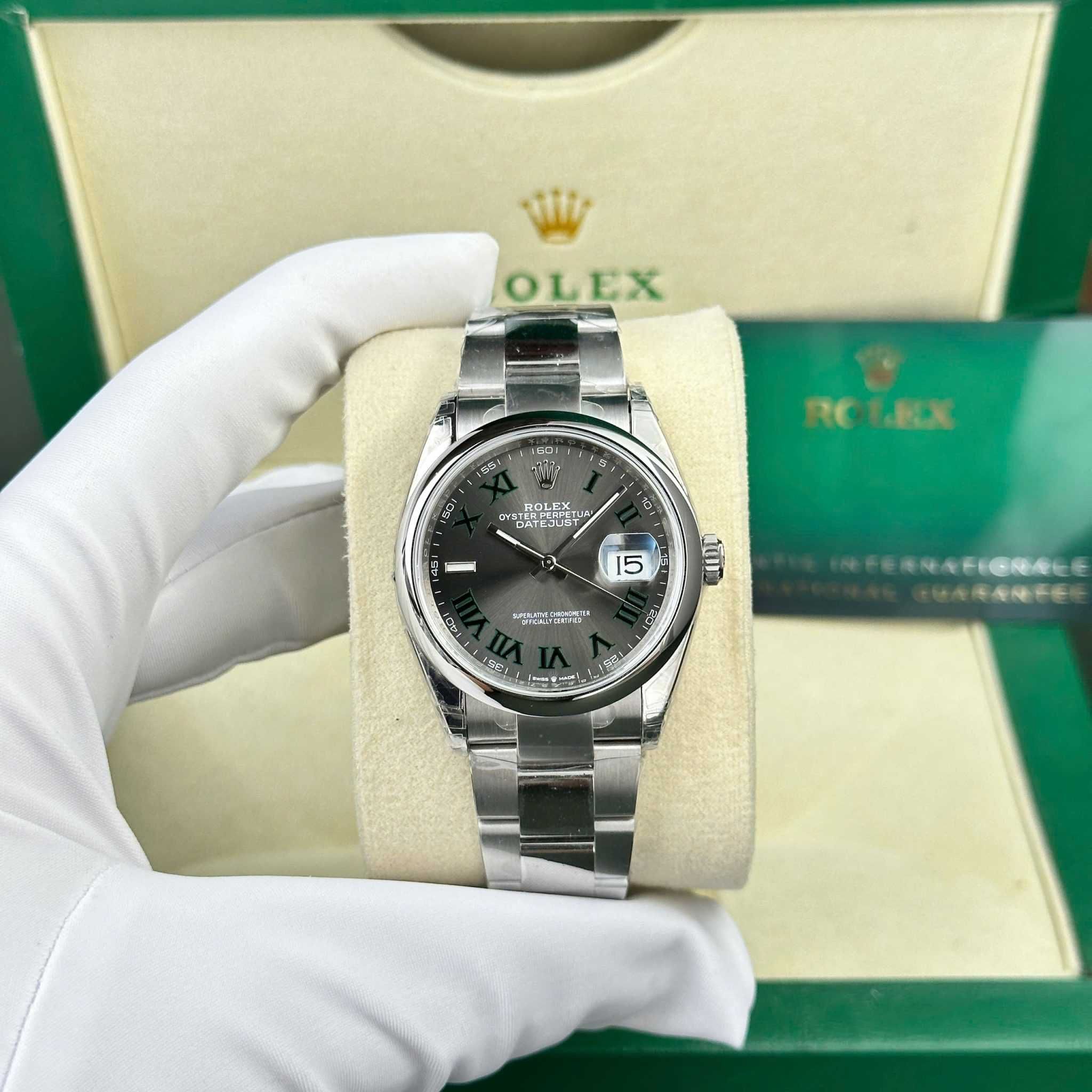 Rolex Datejuat Oyster 36mm Дамски 3235