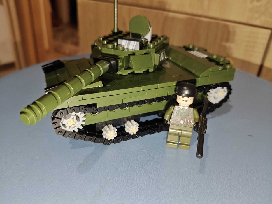 Joc tip Lego model tanc T85 cu 281 piese si 1 figurina