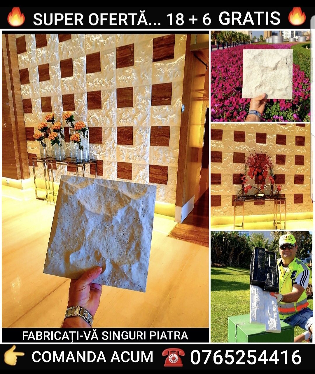 OFERTA SEZONULUI 4+4 GRATIS matrite pavaj ecologic firma constructi