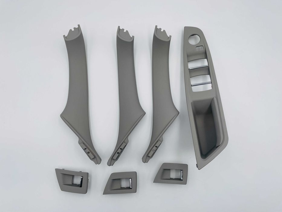 Set manere usa interior complet fata spate gri BMW Seria 5 F10 F11