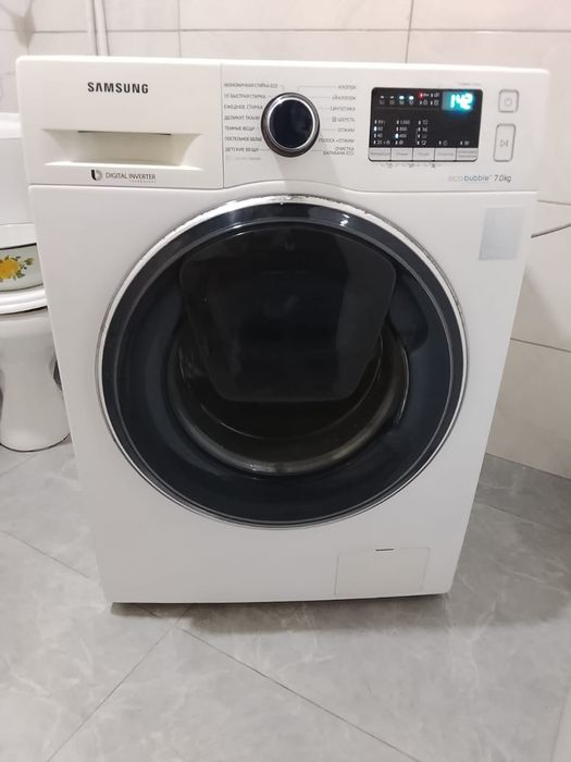Samsung eco bubble 7kg стирка с паром