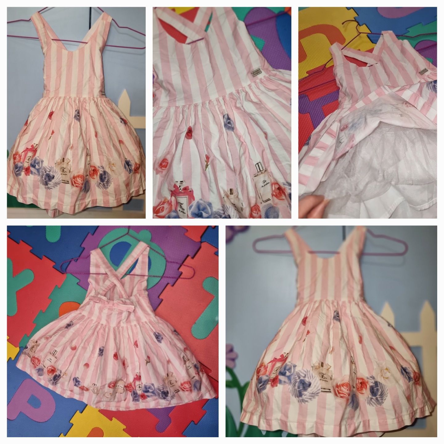 Детски роклички 98-104 см Mayoral, Desigual, Burberry, Lol