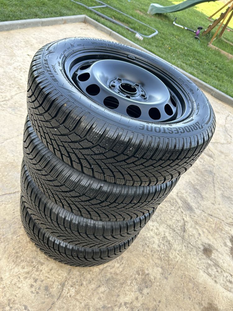 Roti iarna R16, VW ORIGINALE 205 55 16, Bridgestone Blizzak 91 H