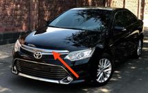 Камри 55 накладка на капот сабля camry накладка на капот хром
