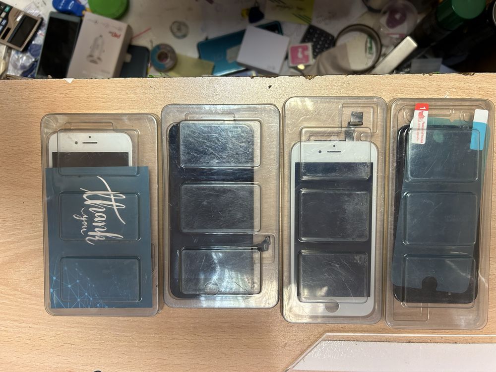 Дисплей за Iphone 6  Бял и 7 Черен