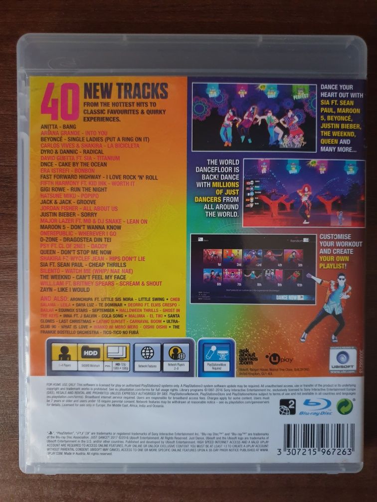 Just Dance 2017 PS3/Playstation 3