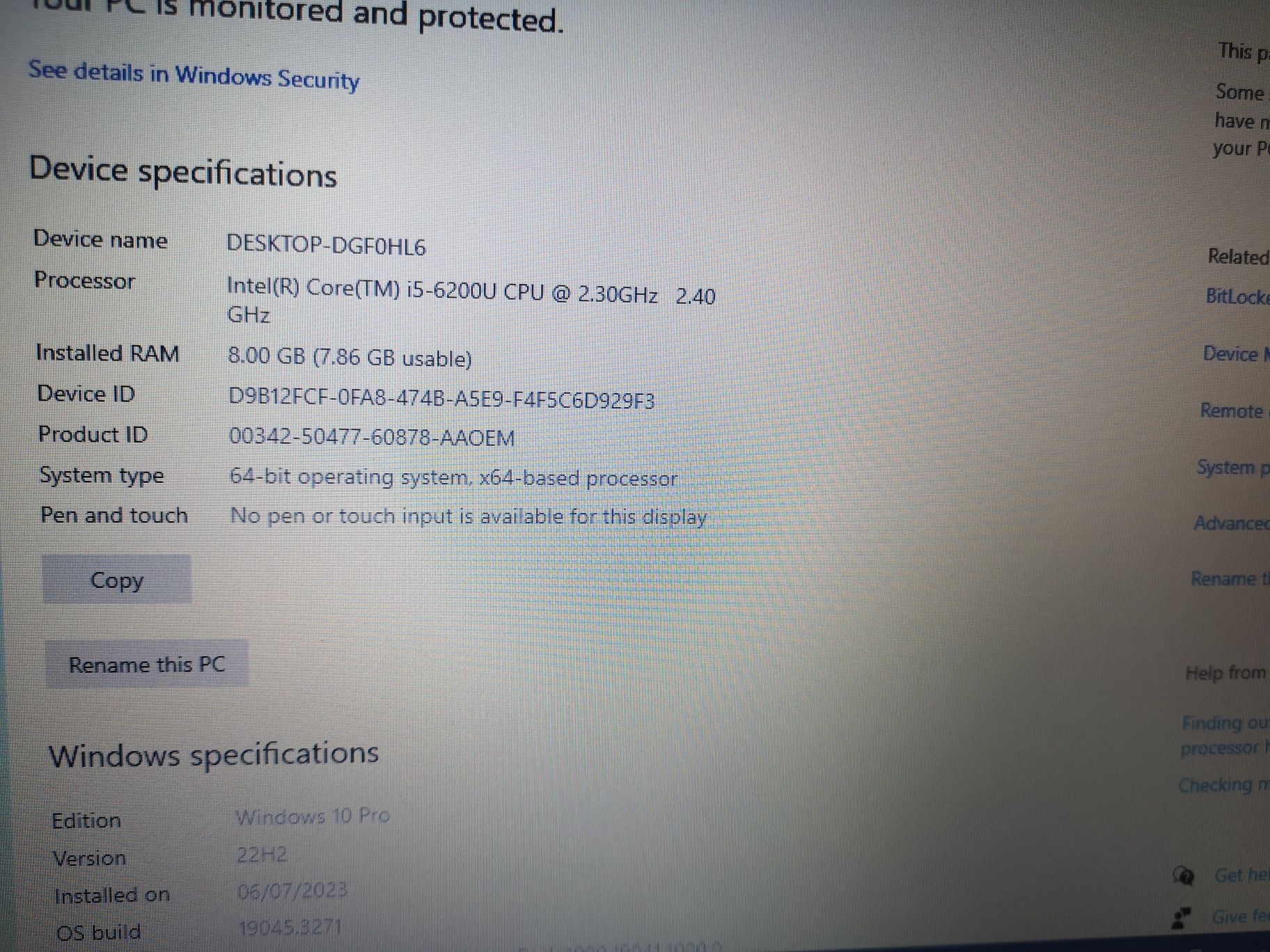 Лаптоп Lenovo E31 I5 / ssd/ 8gb /