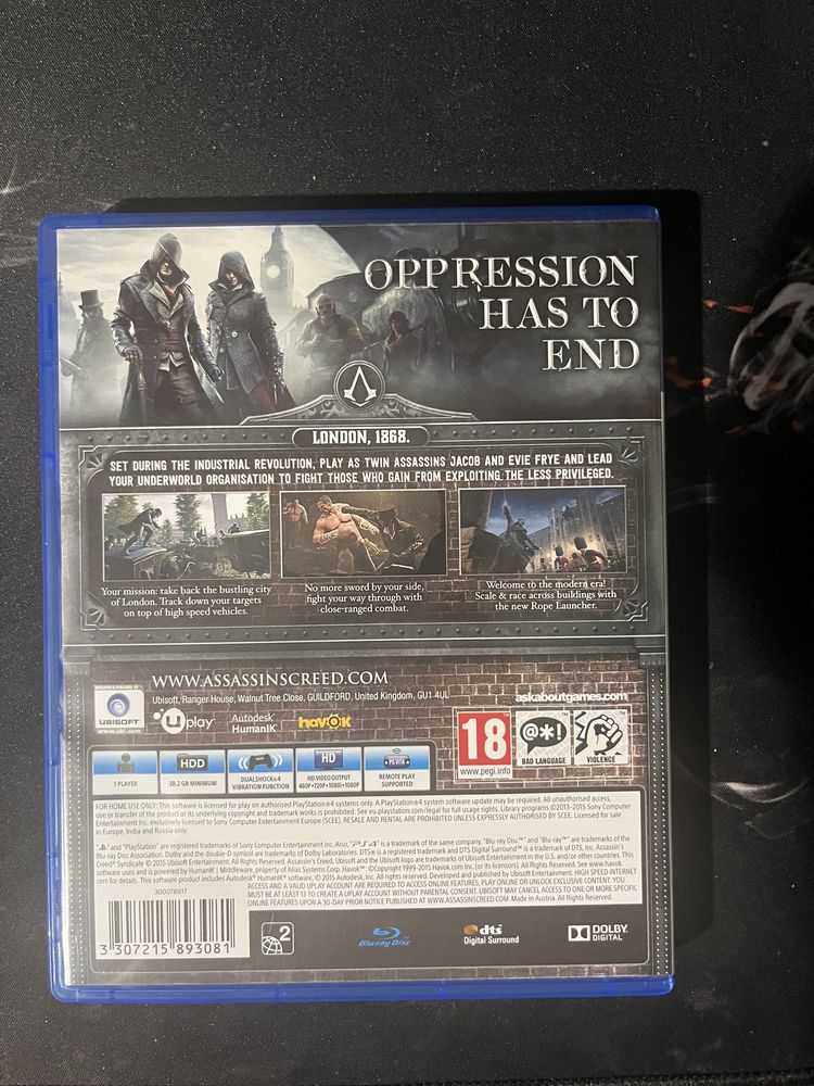 Joc PS4- Assassin’s Creed Syndicate