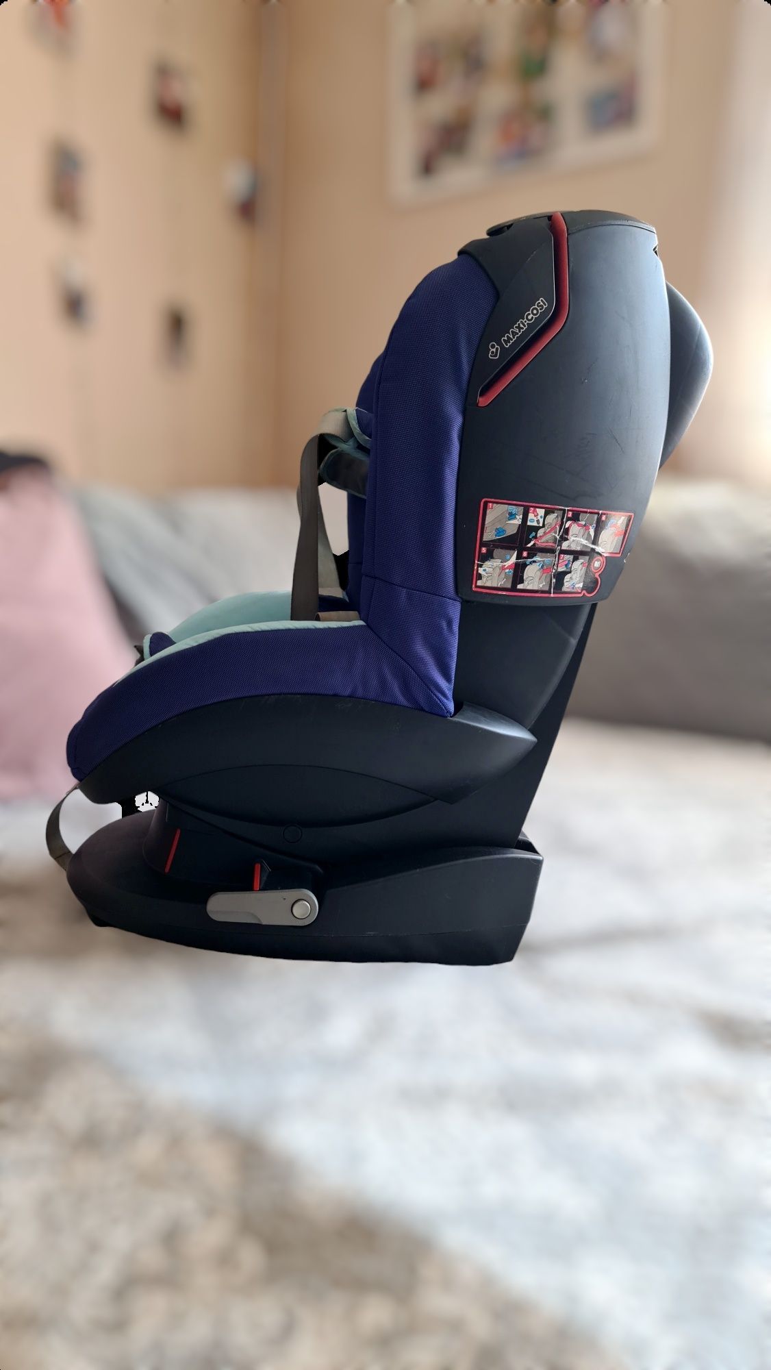 Столче за автомобил Maxi-cosi Toby 9-18кг isofix колан