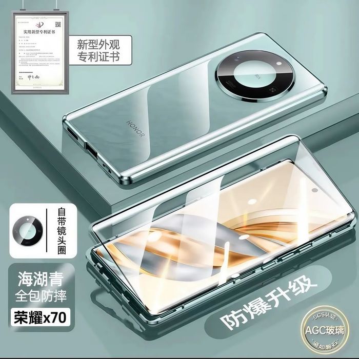 Honor Magic 8 Lite 8 Pro / Двоен 360° магнитен кейс с камера протектор