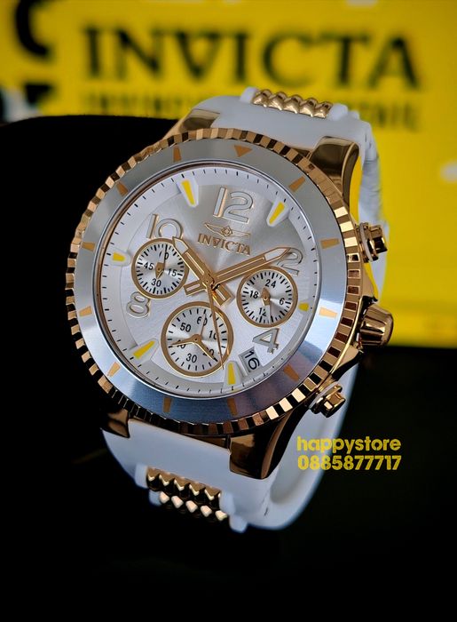INVICTA BLU White 39 mm, Инвикта нов дамски часовник