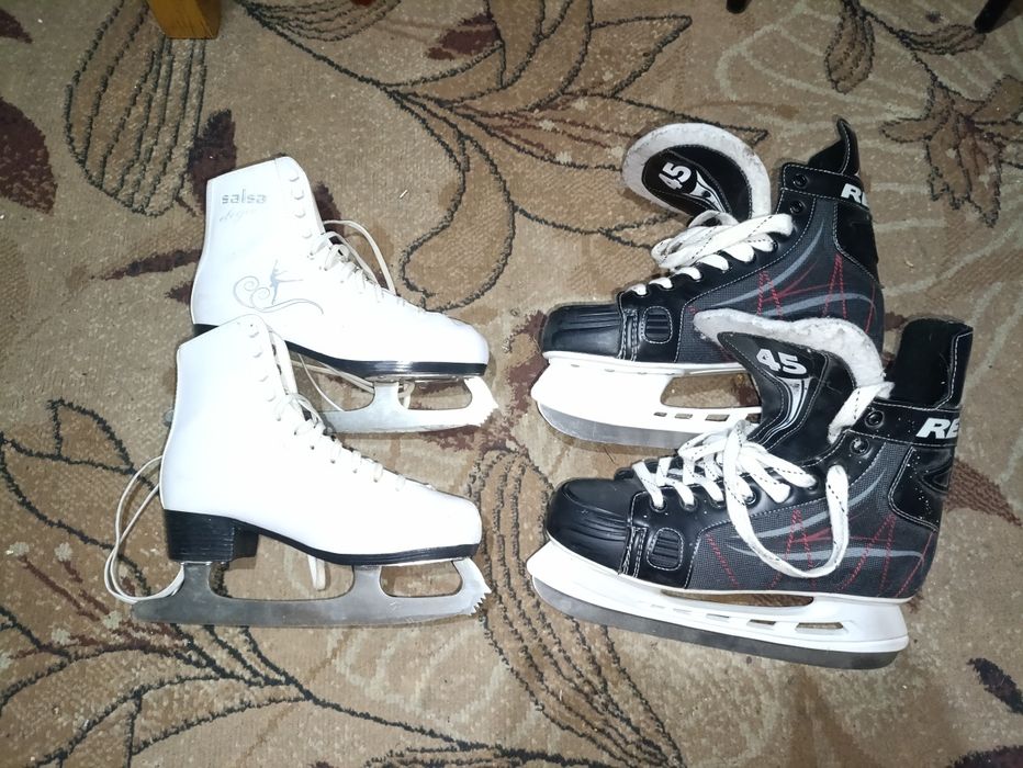 Коньки, 2 пары, женские и мужские