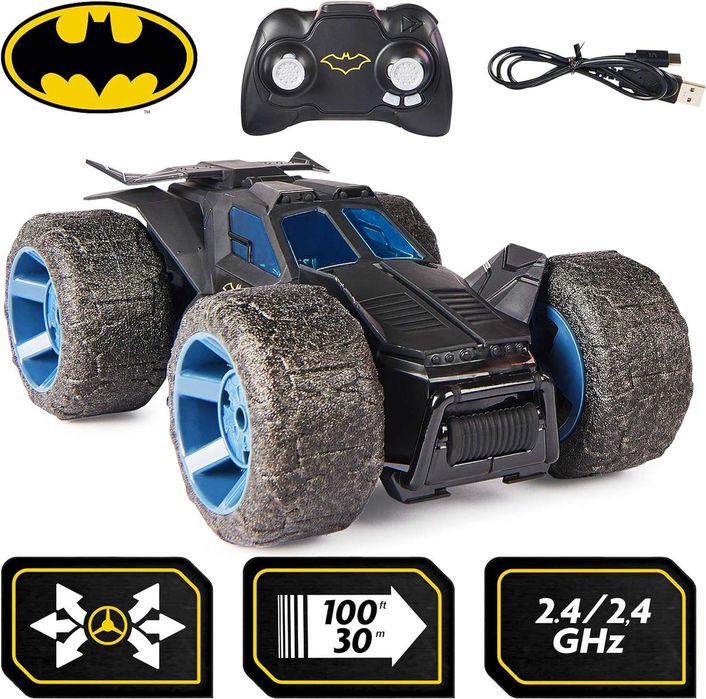 Батман Голяма Кола Батмобил с меки гуми и турбо ускорение Batman USB