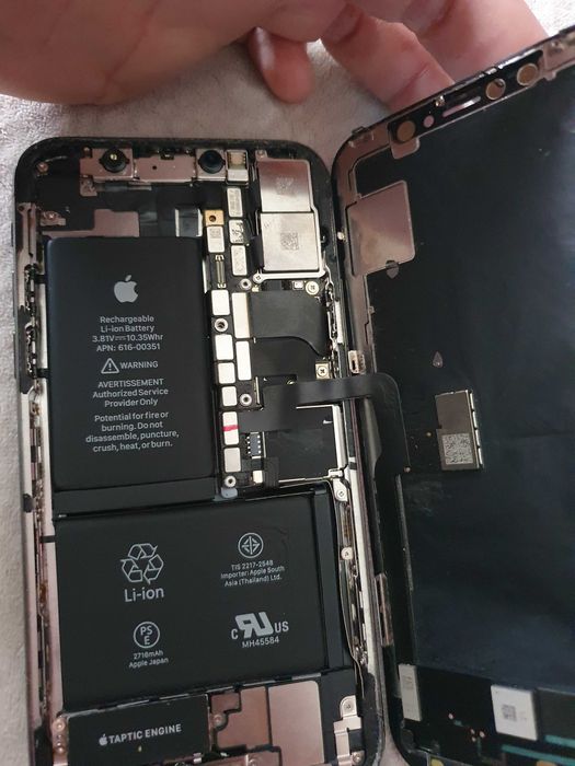 Iphone X на части , дънна платка , батерия , камера , корпус