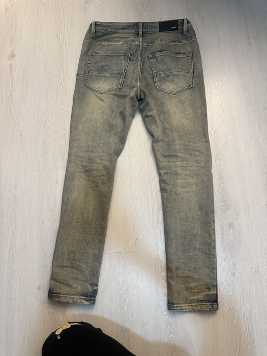 Blugi amiri purtati doar o data gri deschis