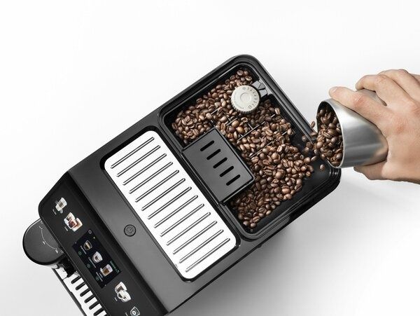 Кофемашина DeLonghi ECAM450.55. G цвет черный мощность 1450Вт