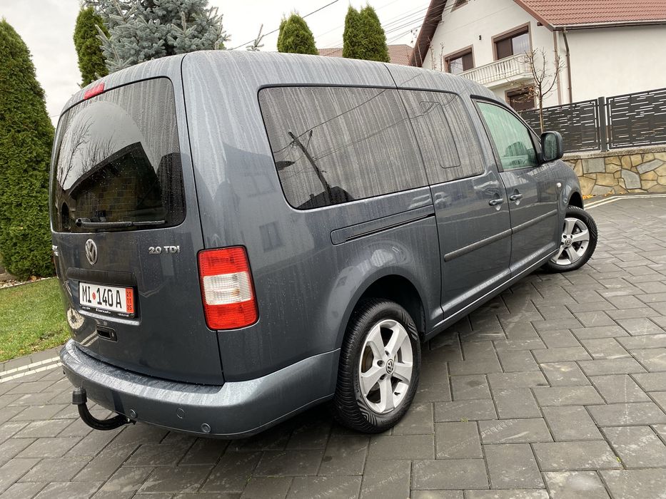 VW CADDY Maxi 7-Locuri 2.0-Tdi-140-Cp- motor BMM- 259 mii km!!!