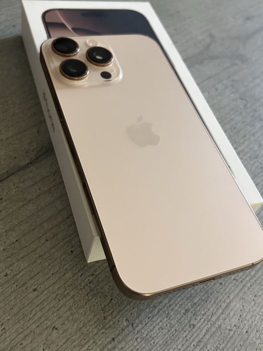 Iphone 16 pro max 256 gb gold rose