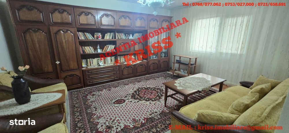 OFERTĂ! Apartament 3 Camere GĂVANA 3 DEC 80 M Et. 2 An 1990 Mob Utilat