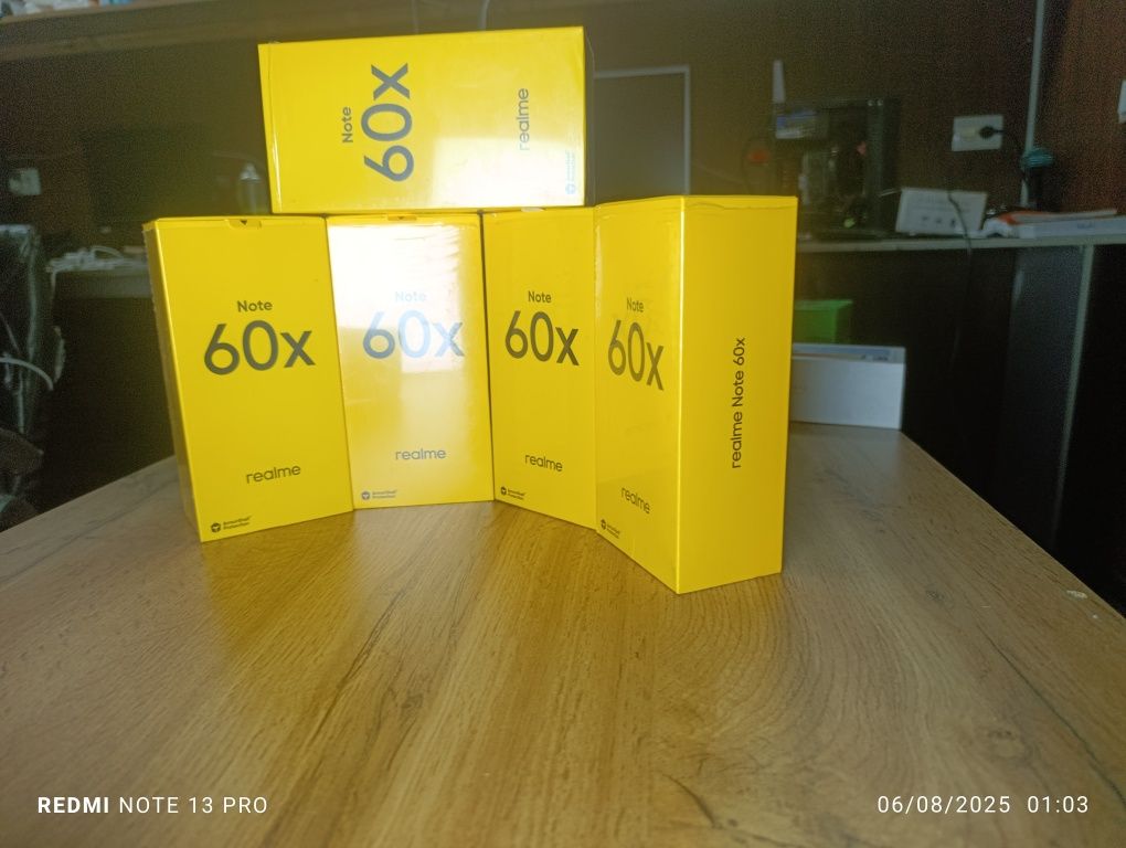 Realme note 60x skitkada 1milyon soʻm