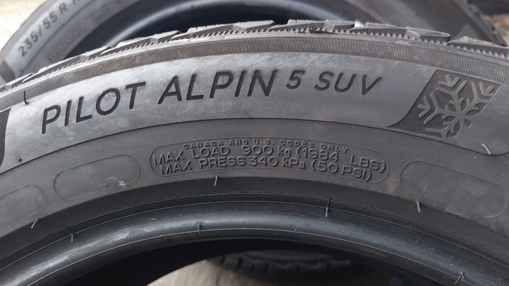 Зимни гуми 235/55/18 Michelin Pilot Alpin 5 Suv 4 броя