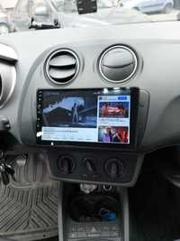 Navigatie Android Seat Ibiza 2009-2013 Waze YouTube USB casetofon
