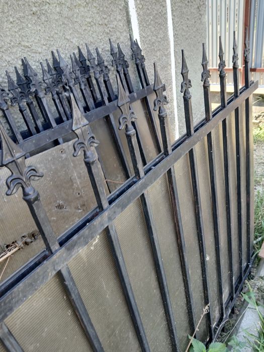 5 panouri gard din fier fabricate nu cumpărate preț pe  bucata