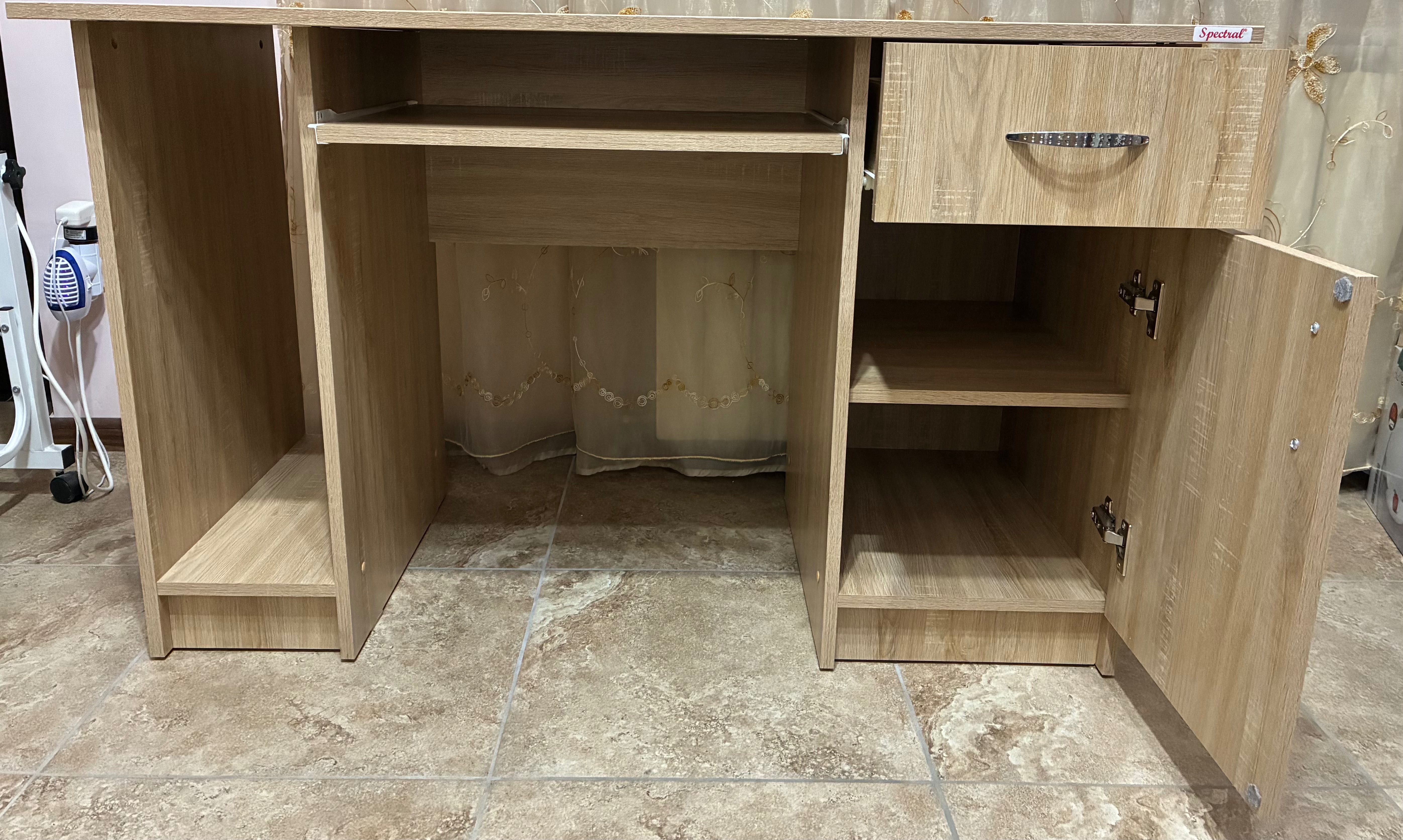 Birou Sani Nero cu 1 usa si 1 sertar 120x60x74