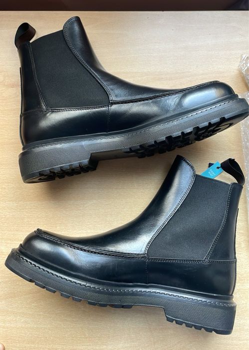 Мъжки кожени боти обувки Gant
