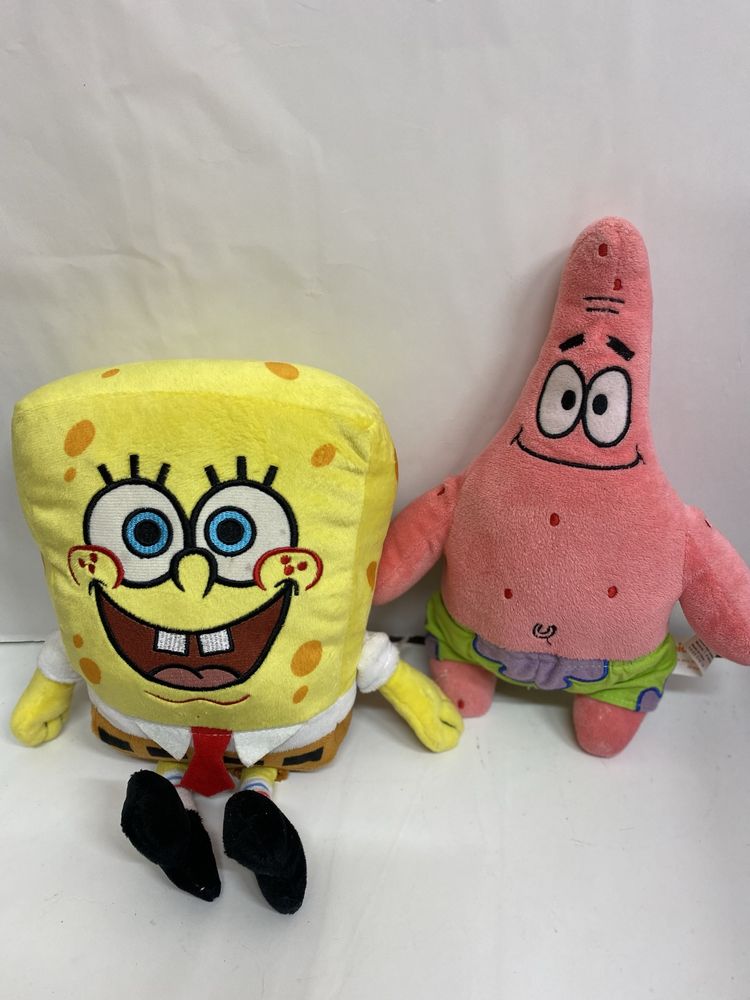SPONGE BOB lot 2 jucării din pluș NICKELODEON