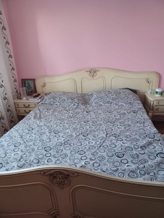 pat lemn masiv + saltea