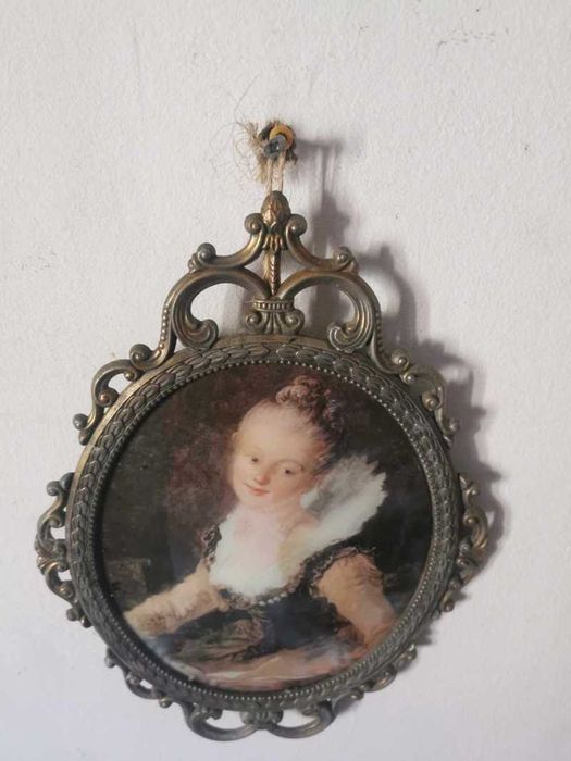 Tablou cu rama din bronz