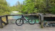 Bicicletă RockRider MTB EXPLORE 540 29" Negru-Albastru MARIME XL