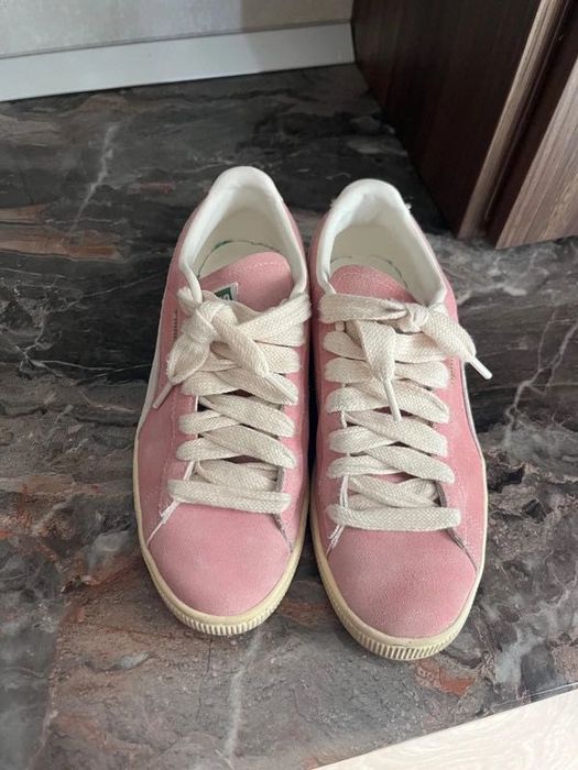 Pink puma suede adidas