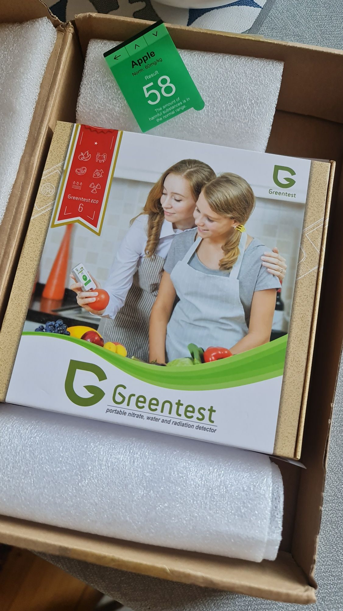 Бытовой нитратометр, нитрат тестер "Greentest ECO 6" Новый!