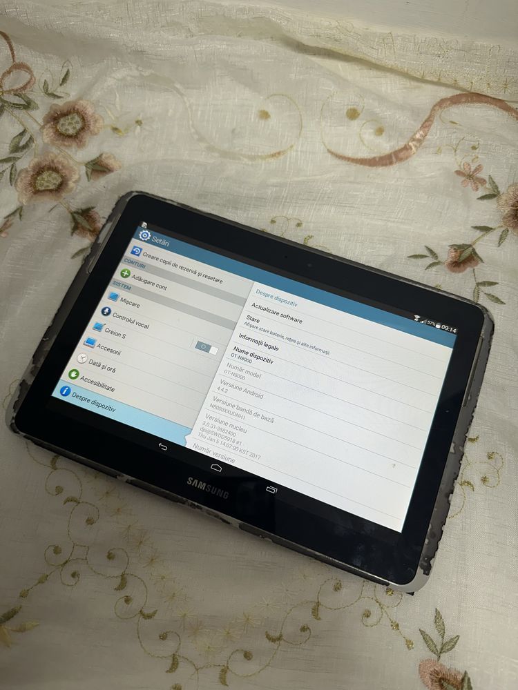 Tableta Samsung Galaxy Note GT-N8000-10.1 Inch 3G+ Wi-Fi-16GB-GPS