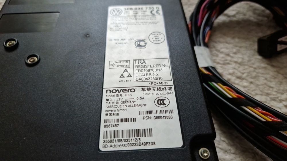 Modul BLUETOOTH Premium 3C0 035 730 D  pentru VW RCD, RNS 310/315/510