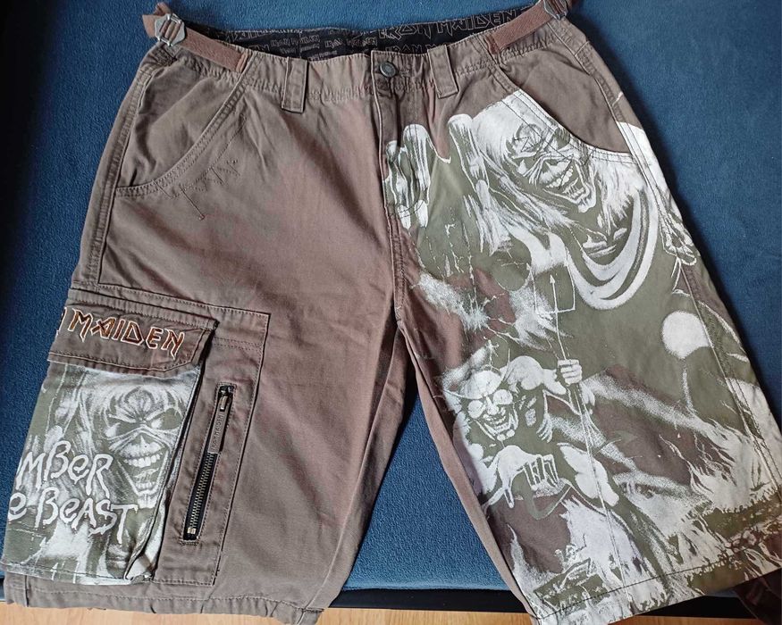 Pantaloni scurti IRON MAIDEN - The Number Of The Beast - M/L