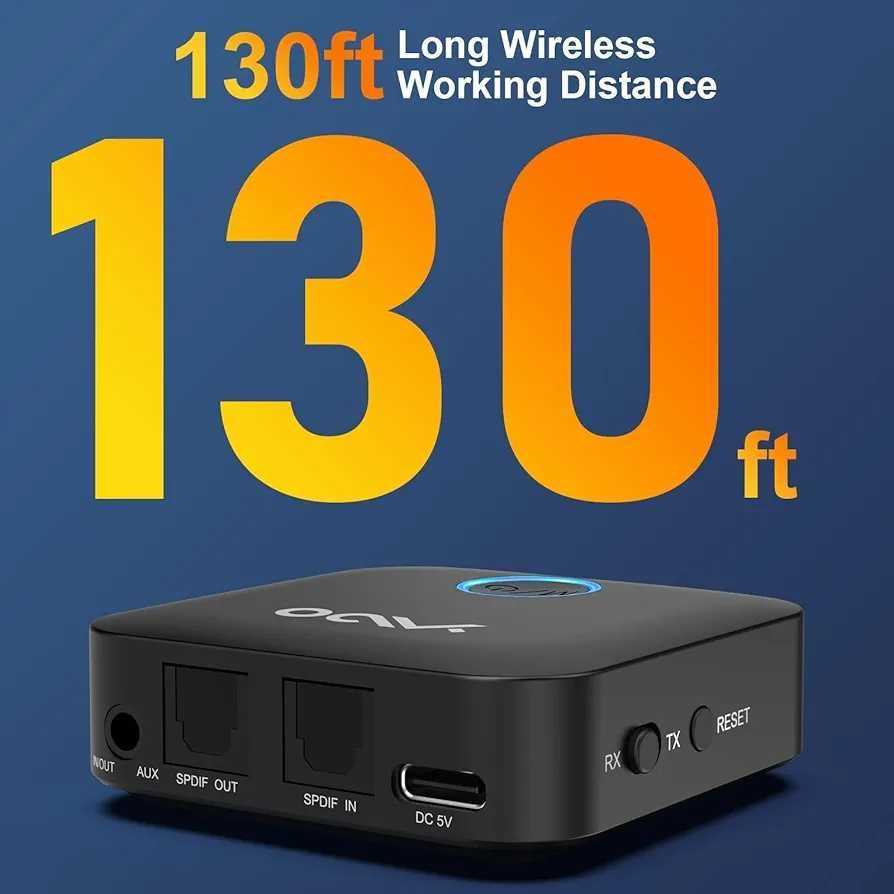 YMOO B06T5 Bluetooth 5.3 Transmitter Receiver for Speaker/TV/Bluetooth