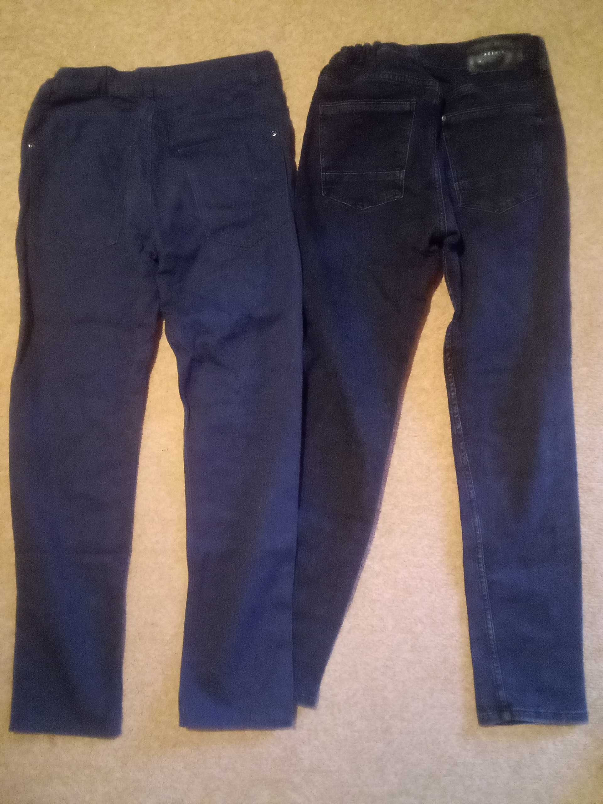 Два чифта памучни дънки H&M SLIM FIT и SUPER STRETCH №158 за 12-13 год