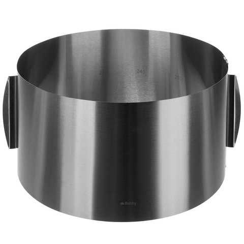 Регулируем ринг за торта,  регулируем диаметър 16-30 см, височина 15см